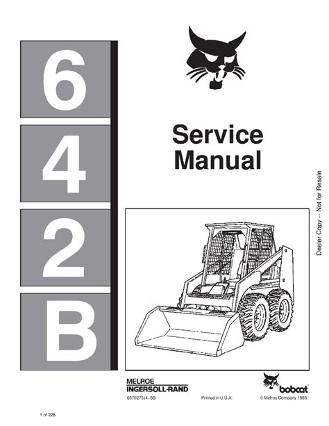 bobcat skid steer manuals free|bobcat service manual free download.